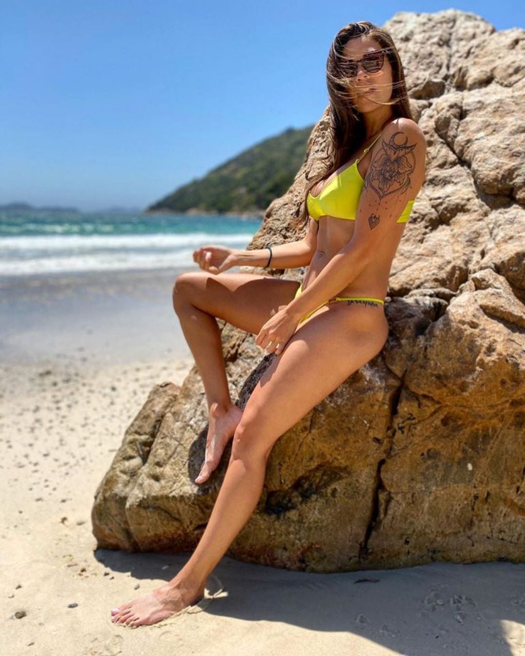 Ivana Nadal volvió a sorprender a sus seguidores con fotos desde la playa (Foto: Instagram/ ivinadal)
