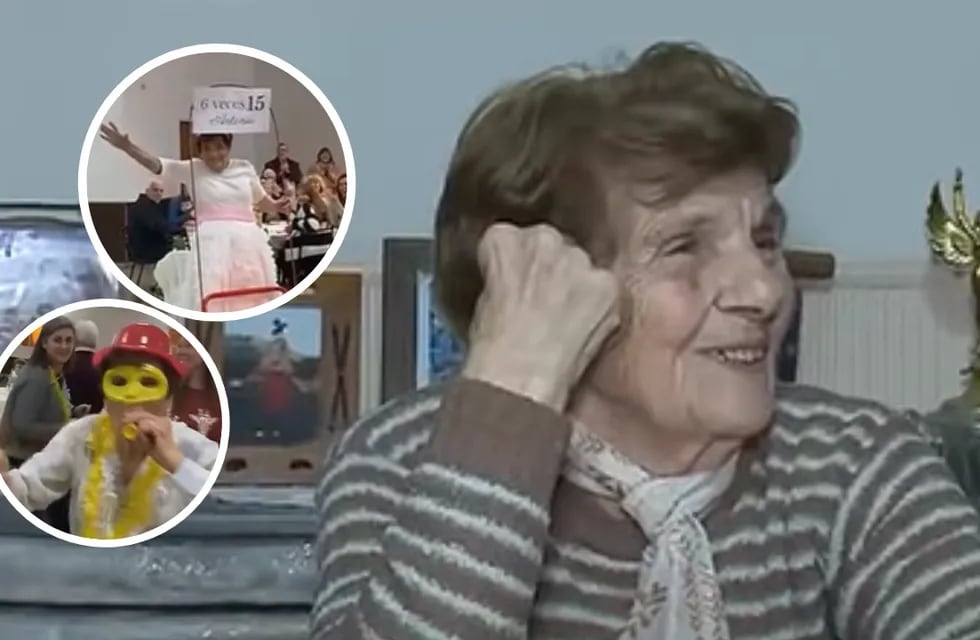 Antonia, la santafesina festejó sus 90 años a pura energía.
