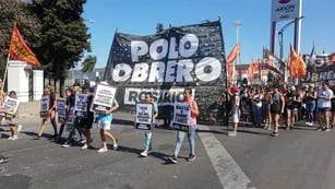 Protesta del Polo Obrero en Rosario