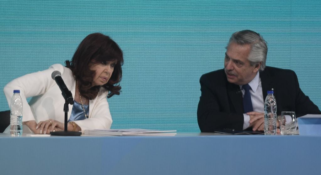 Alberto Fernández impulsó el encuentro en respaldo a Cristina Kirchner (Foto: Federico López Claro)