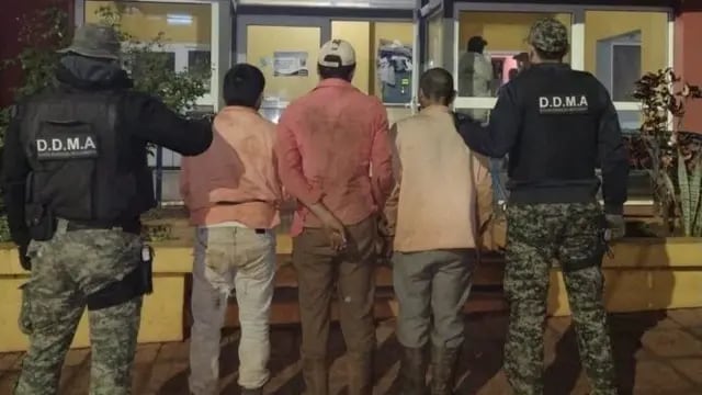 Tres hombres detenidos y armas secuestradas por caza furtiva en Comandante Andresito