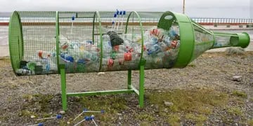 Reciclado de botellas de plástico