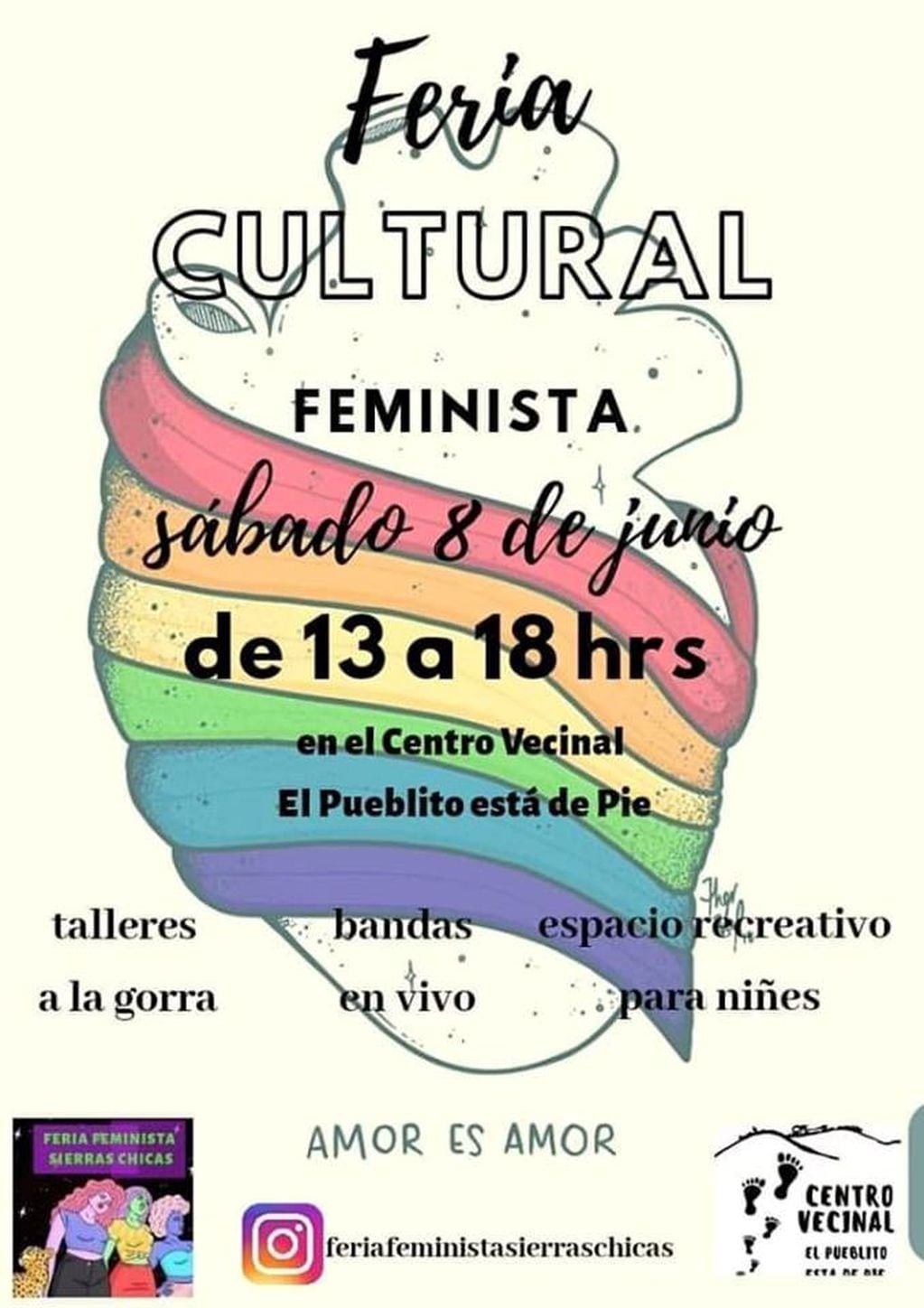 Feria Cultural Feminista en El Pueblito.