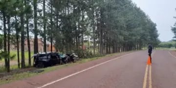 Dos Arroyos: automovilista herido tras despistar con su vehículo