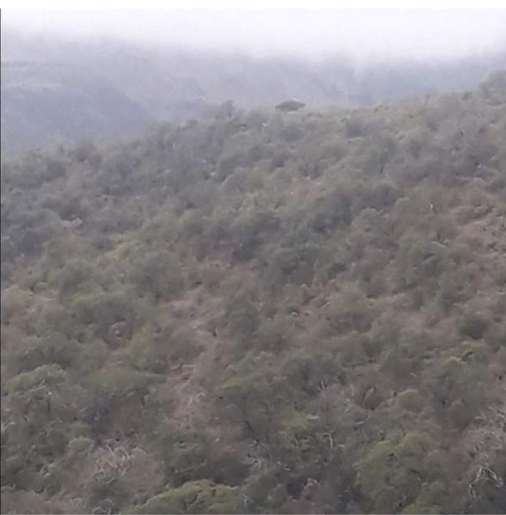 Aseguran haber captado un ovni sobrevolando el cerro Uritorco en Capilla del Monte.