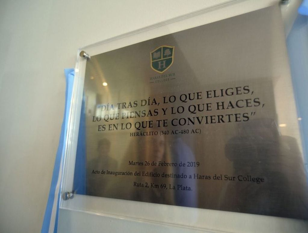 Inauguró el Colegio de Haras del Sur en La Plata y dejó sorprendidos a todos por su tecnología (Foto: AGLP)