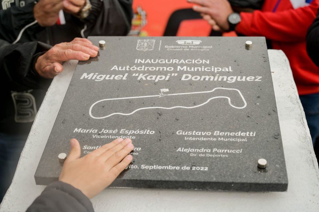 Se inauguró el Autódromo en Arroyito Miguel "Kapi" Domínguez