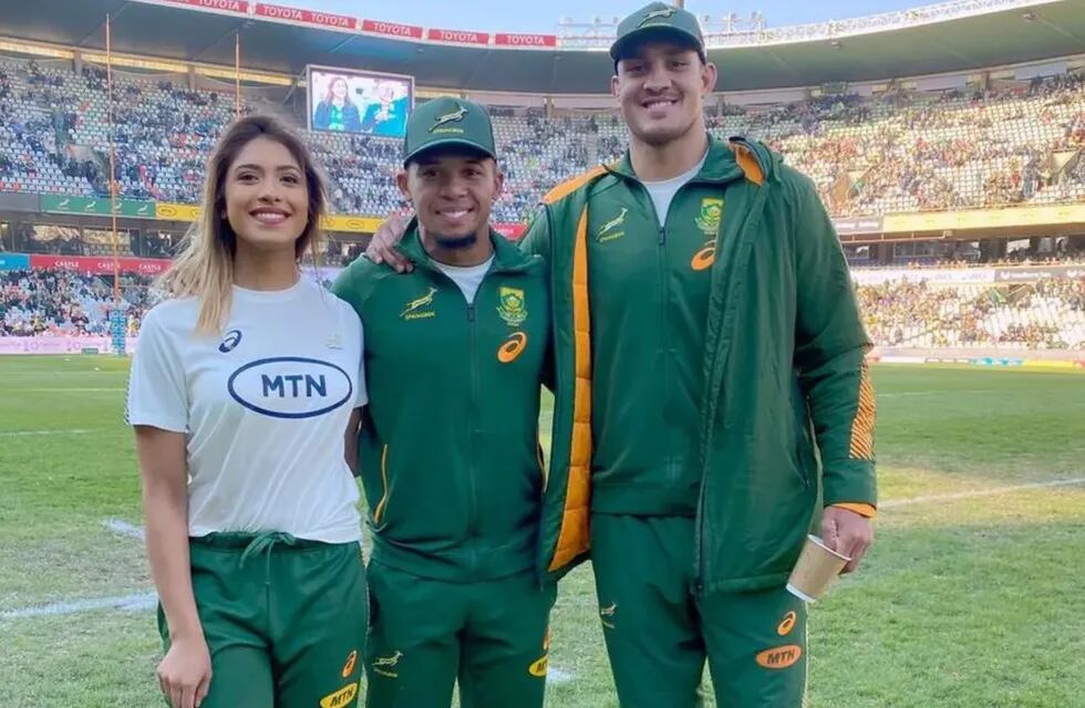 Escándalo en los Springboks: encontraron a un jugador con la nutricionista del plantel.