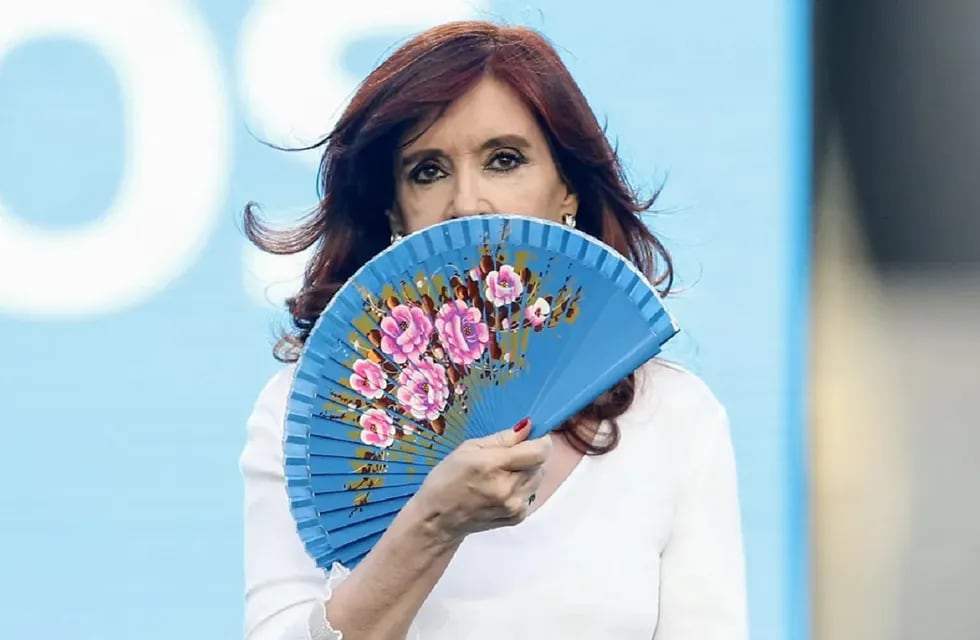 La vicepresidenta Cristina Fernández de Kirchner