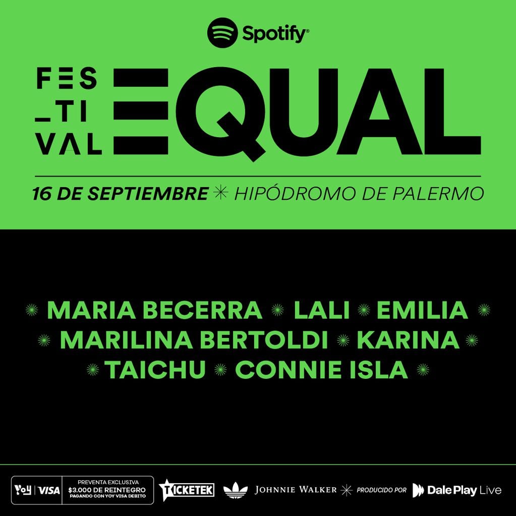 María Becerra, Lali y Emilia encabezan el Festival Equal