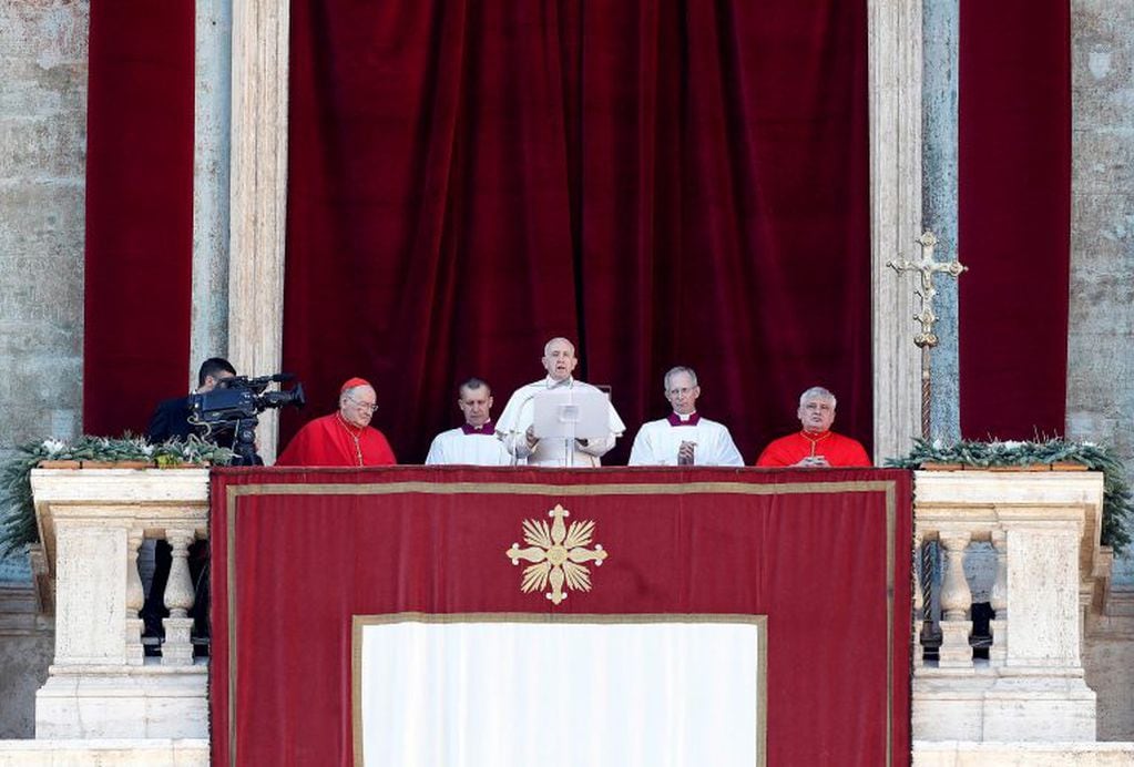 El papa durante el discurso de Navidad (Foto: EFE/EPA/Riccardo Antimiani)