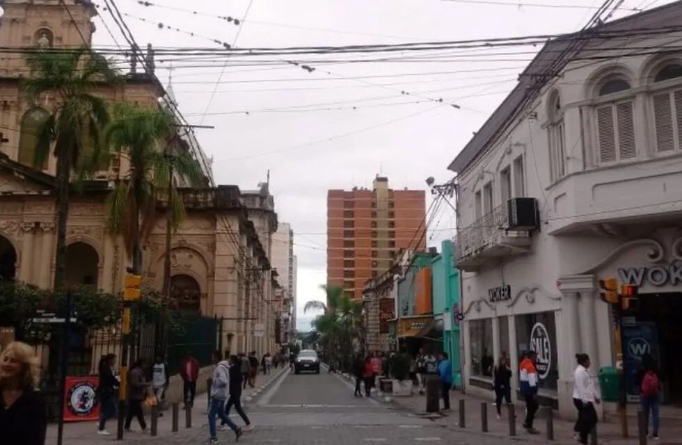 La esquina del Kilómetro 0 de Jujuy