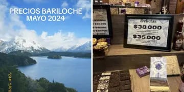 Viajó a Bariloche, mostró lo que gastó en una excursión y en comidas para 2 personas y sorprendió en TikTok
