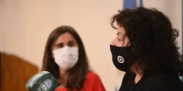 Conferencia de prensa de Carla Vizzotti y Ana María Nadal en Mendoza por vacunas y coronavirus