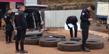 Incautan neumáticos ilegales en San Pedro