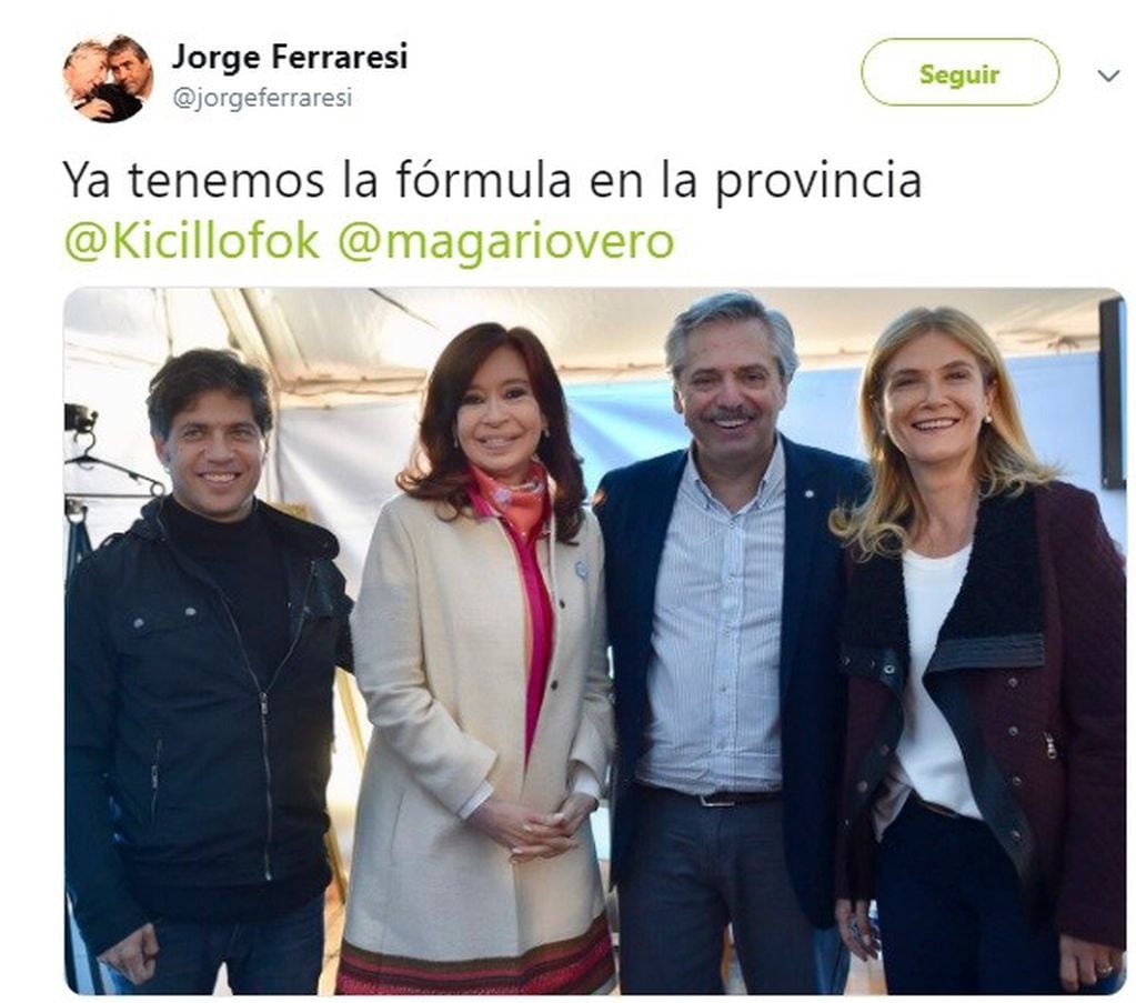 Kicillof-Magario (Twitter)