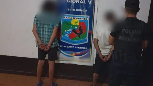 Detienen a dos hombres con dinero en su poder en Puerto Iguazú