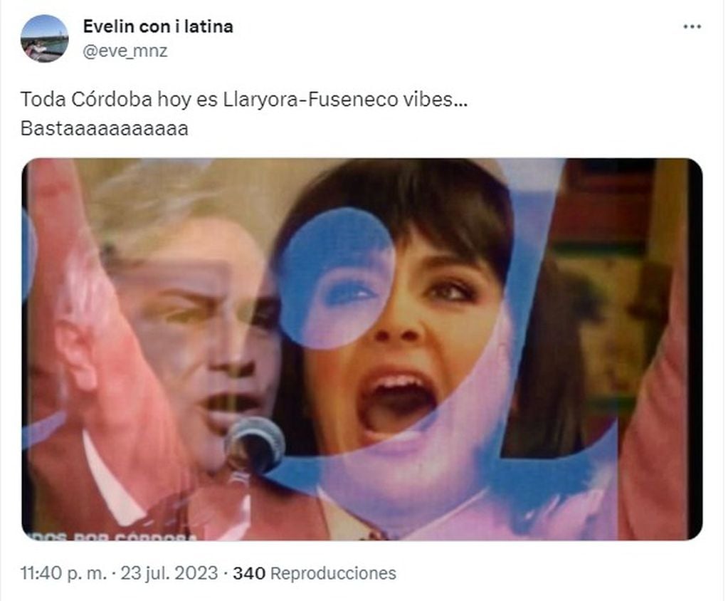 El efusivo discurso de Martín Llaryora provocó miles de repercusiones en redes.