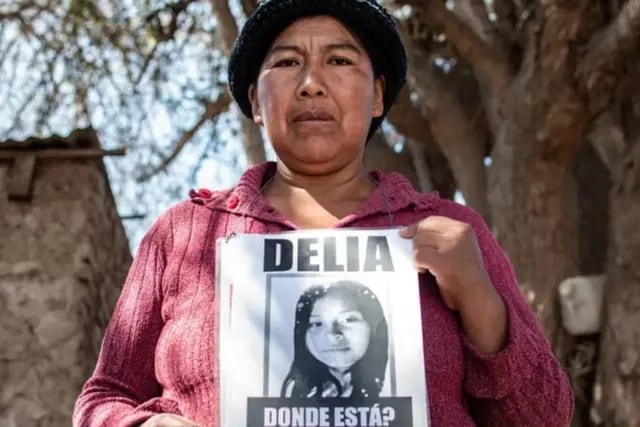 Delia desapareció en septiembre de 2018