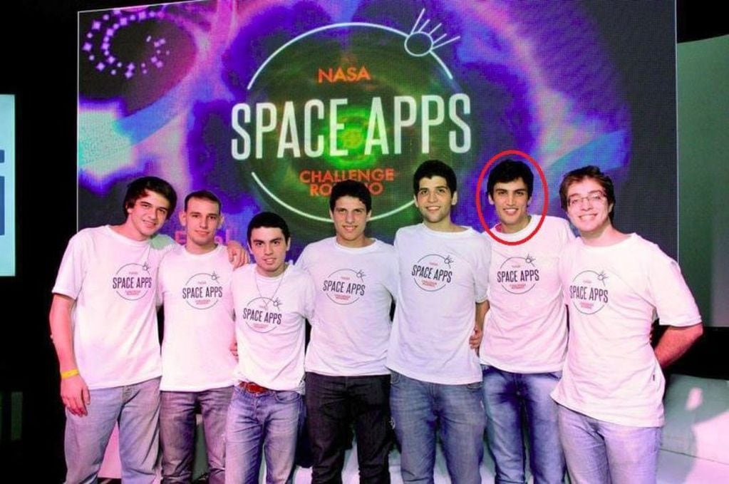 Juan Cruz Ibáñez presentó junto a sus compañeros de ingeniería un proyecto en la Nasa Space Apps Challenge de 2016 que resultó finalista. (Archivo)