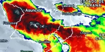 Alerta por la proximidad de la tormenta de Santa Rosa