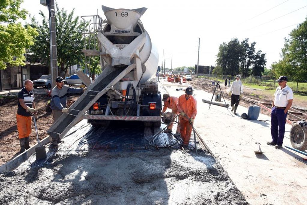 Avanza la remodelación de avenida Jorge Newbery (Municipalidad de Rosario)