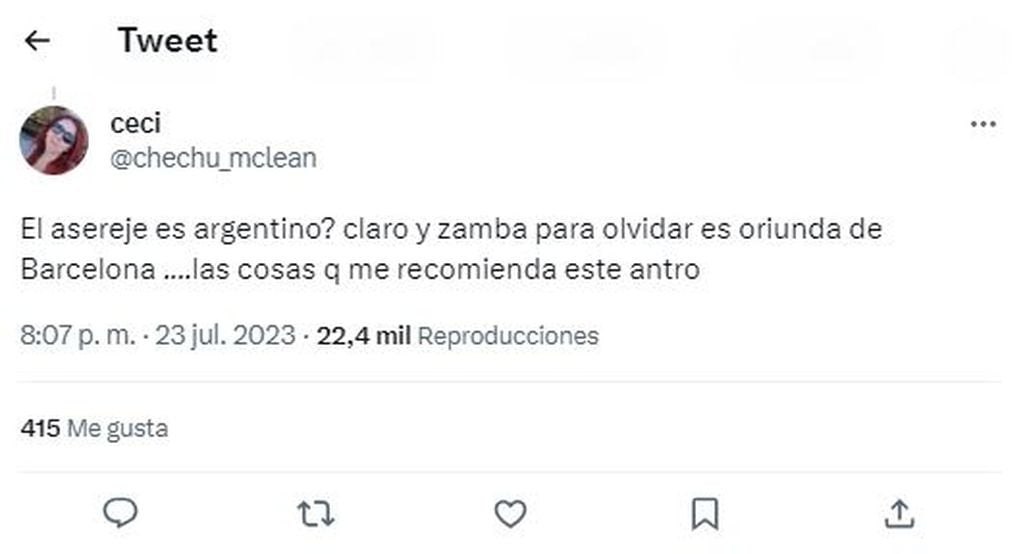 Young Miko desató una guerra en Twitter con su nuevo tema: ¿el “Aserejé” es de España o Argentina?