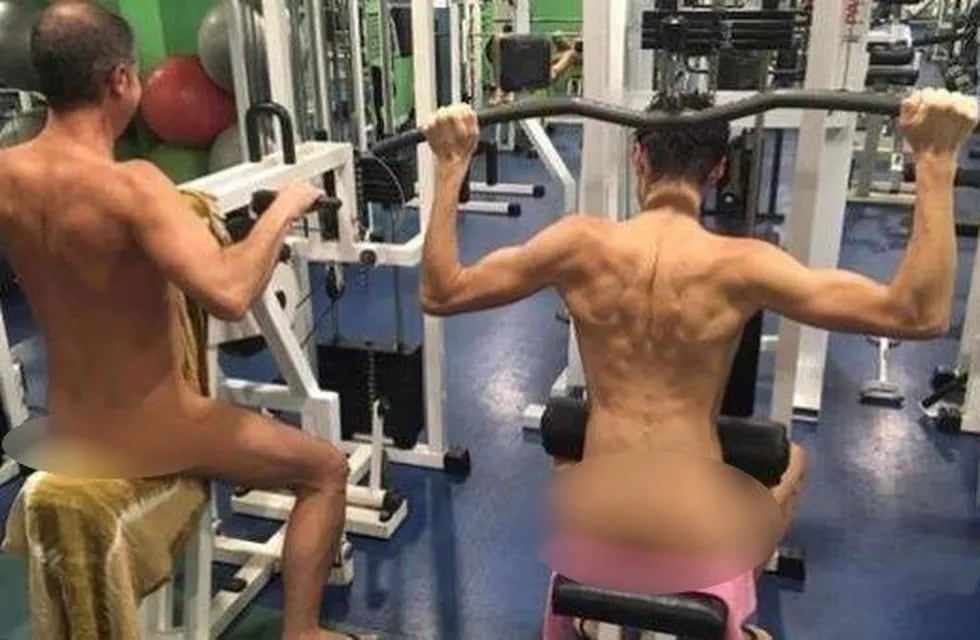 Gimnasio que permite hacer ejercicio desnudo