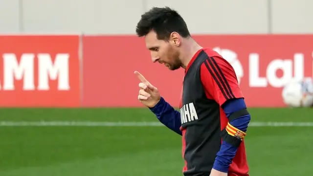 Lionel Messi con la camiseta de Newell's