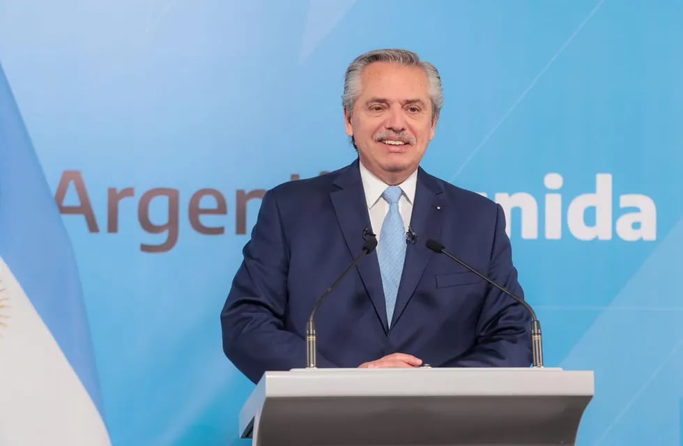 Alberto Fernández habló desde Olivos. (Presidencia)