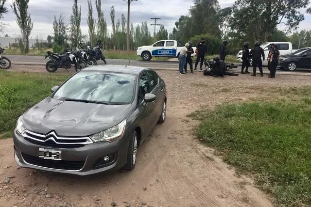 Chocó un policía en el Acceso Sur