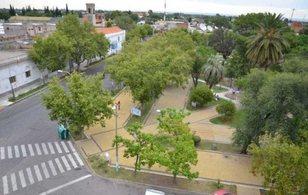 Plaza Independencia en la ciudad de San Luis. Foto: El Diario de la República.
