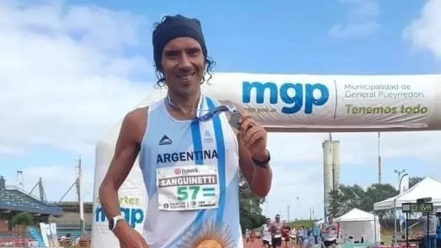 El tresarroyense Ulises Sanguinetti se consagró campeón Argentino y Sudamericano de los 50 kilómetros
