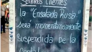 Un bar de Carlos Paz eliminó la Ensalada Rusa.