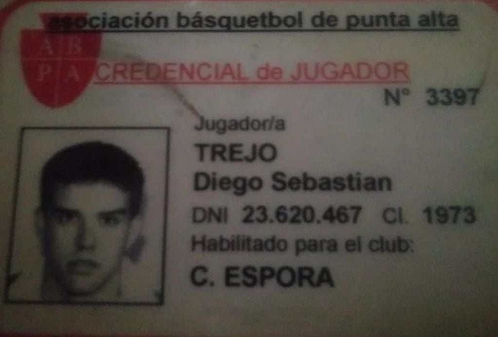 Carnet de Diego Trejo en Comandante Espora