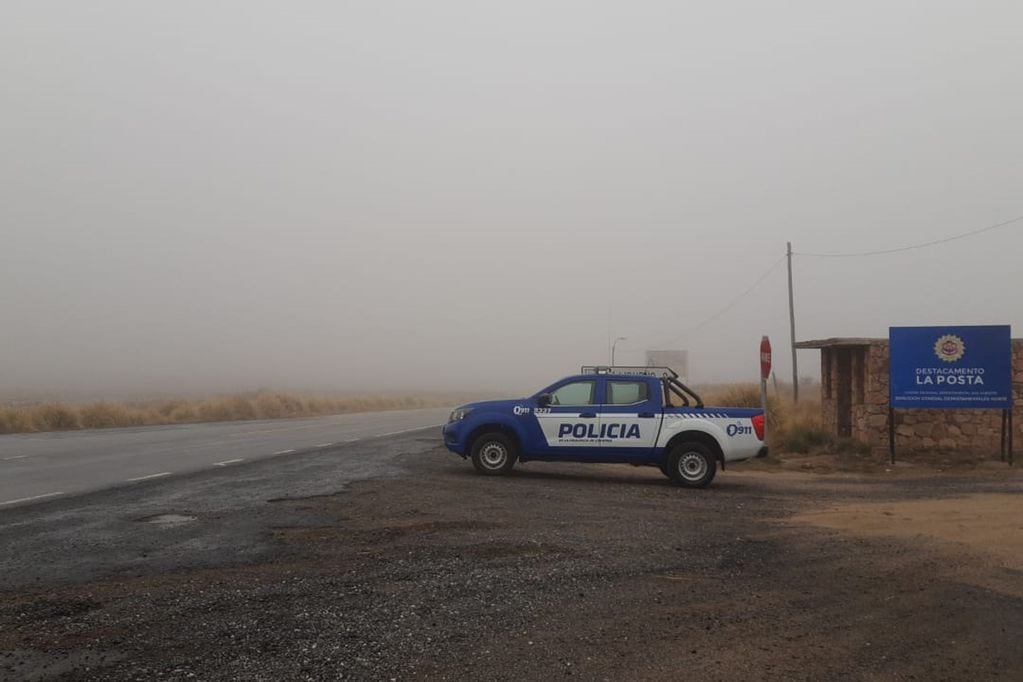 Visibilidad reducida en La Posta (Policía Caminera).