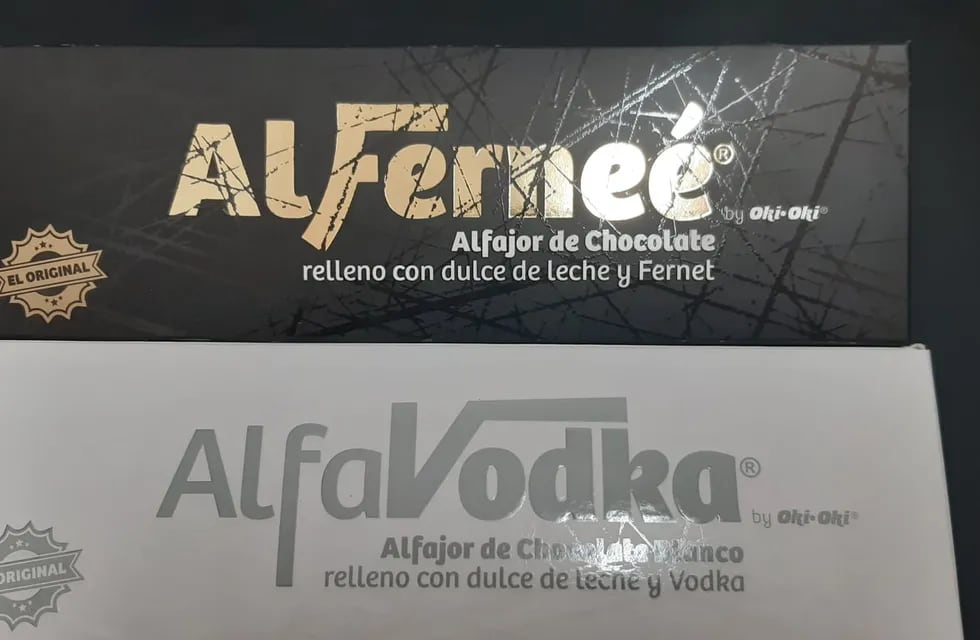 Alfajores de fernet y vodka. (Foto: Alfavodka)