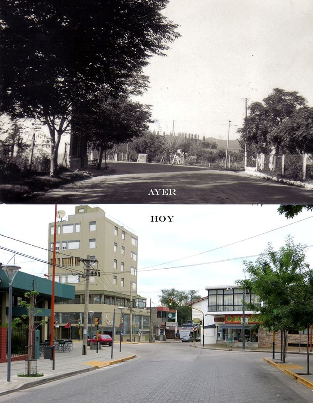 Centro Viejo. (Foto: gentileza Eldor Bertorello / Facebook Fotos y Recuerdos de Carlos Paz).