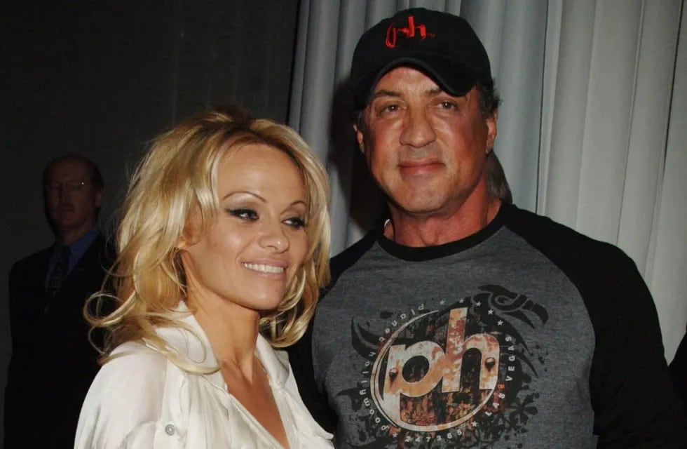 Pamela Anderson y Sylvester Stallone.