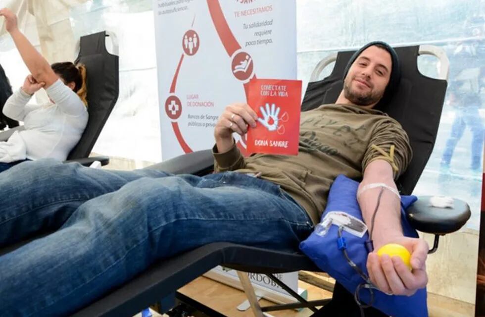 Donación de sangre.