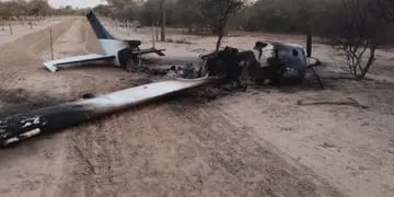 Se incendió una avioneta en Salta