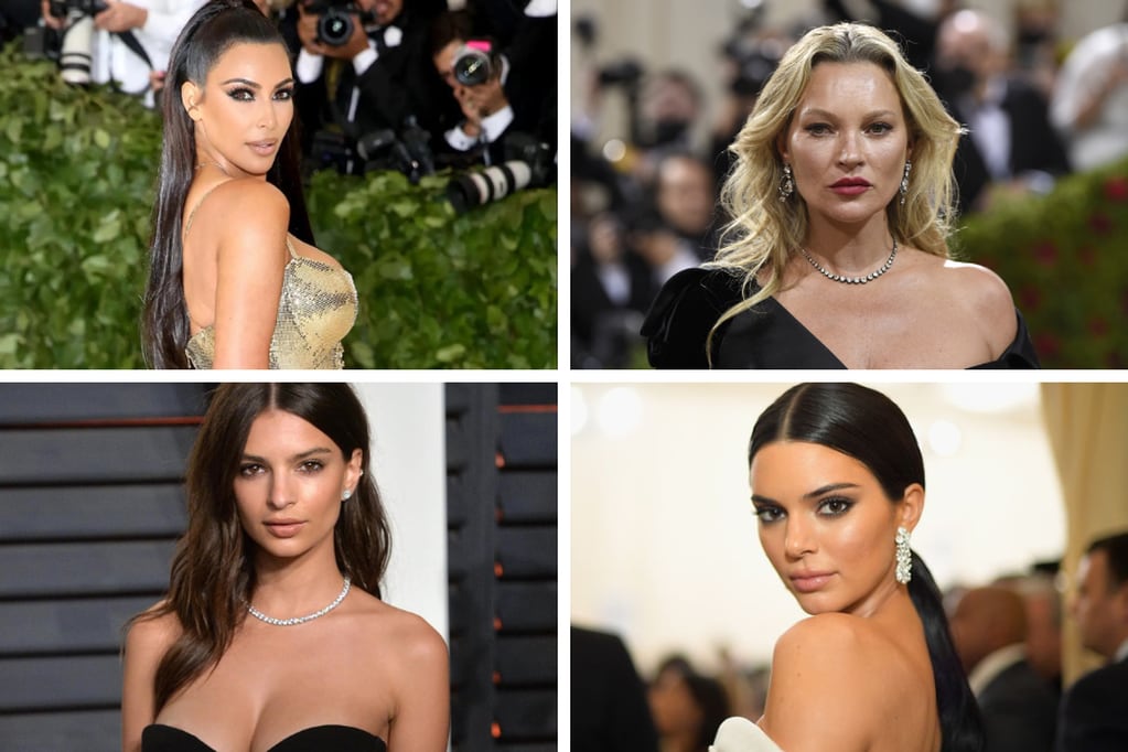 Kim Kardashian, Kate Moss, Emily Ratajkowski y Kendall Jenner.