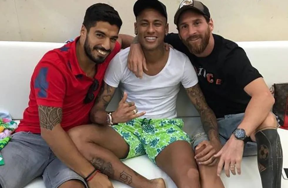 Lionel Messi, Luís Suárez y Neymar