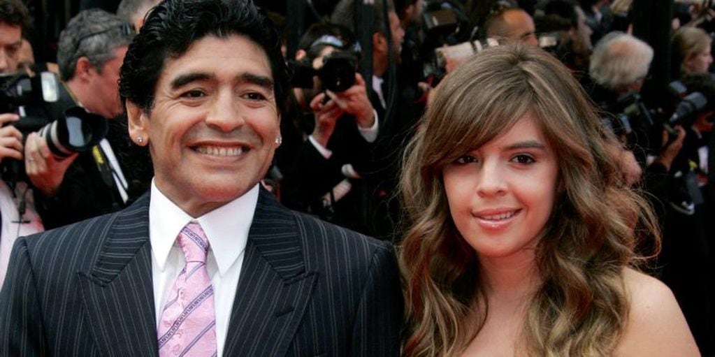 Diego Maradona y Dalma Maradona. (Foto: Gentileza Clarín)