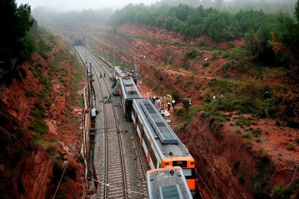 El tren tiene seis vagones. Foto: AFP.