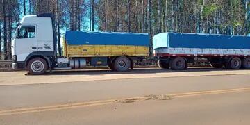Interceptaron camiones con soja ilegal