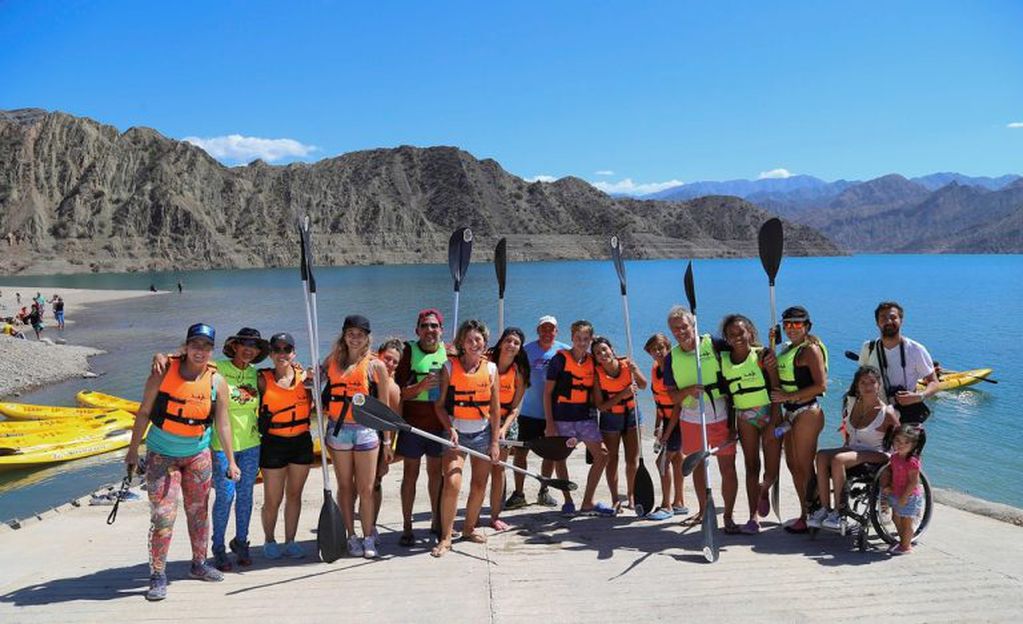 Los diques sanjuaninos ofrecen una nutrida agenda de actividades deportivas y recreativas.