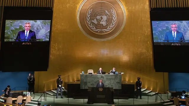 Alberto Fernández en la ONU