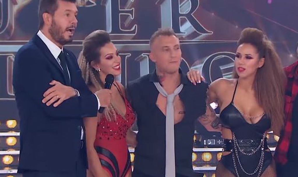 El Polaco y Noelia Marzol bailaron con Barby Solienzi (Foto: captura)