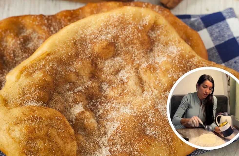 ¿Con o sin azúcar?: María Becerra causó furor en TikTok realizando unas riquísimas tortas fritas ruteras.
